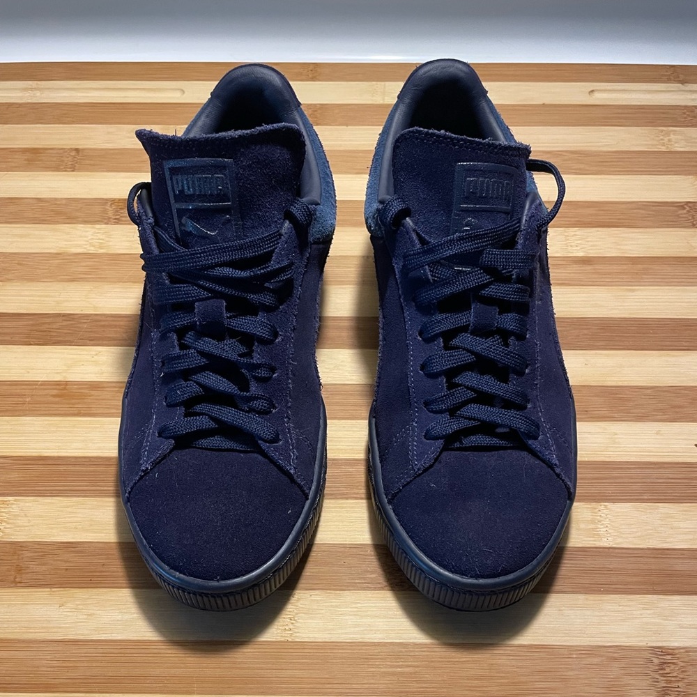 Puma Blue Suede Shoes- Size 7